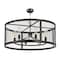 Maxim Lighting Palladium 6-Light 32" Wide Black / Natural Aged Brass Chandelier 20114BKNAB - alternate 1